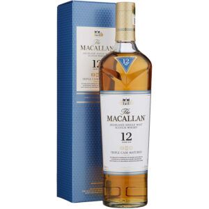 Rượu Macallan 12 Triple Cask tiền thân là chai Macallan 12 năm Fine Oak, năm 2018 hãng đã thay đổi kiểu chai