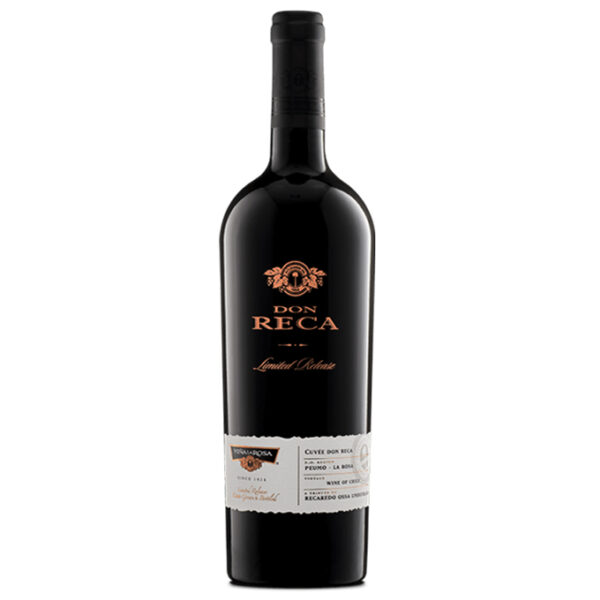 Rượu vang chile Don Reca là niềm tự hào của nhà rươu Vina La Rosa với số lượng hạn chế trong từng niên vụ khả năng lão hóa, hương vị tốt