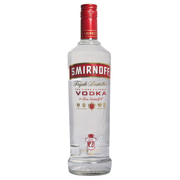 Rượu Vodka Smirnoff Red có màu trong vắt, hương thơm của các loại ngũ cốc và Vani, thoáng mùi khói, dư vị dài lâu thoáng vị tiêu