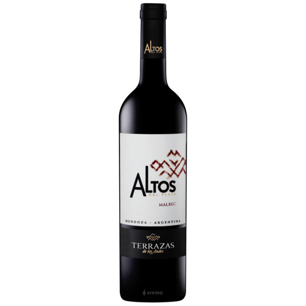 rượu vang altos malbec được sản xuất tại đất nước Argentina xinh đẹp, được làm hoàn toàn từ nho Malbec