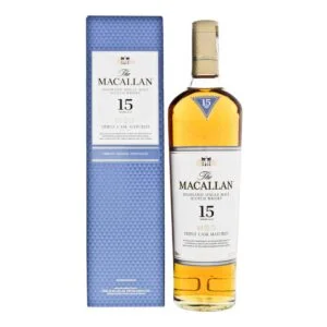 Rượu macallan 15 triple cask là rượu trưởng thành qua 3 giai đoạn trong 3 loại thùng Tono làm bằng gỗ Sồi khác nhau