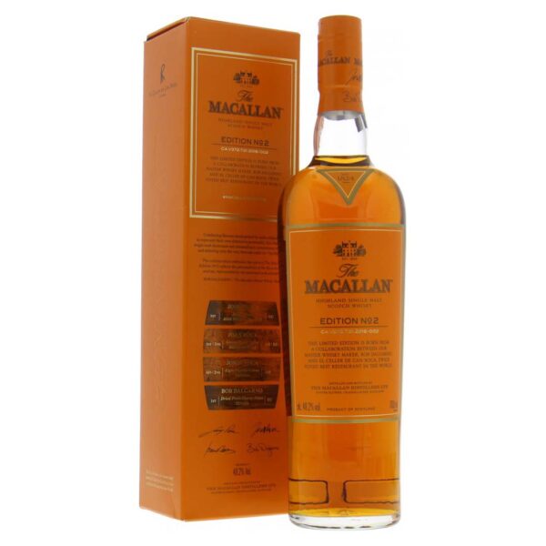 Rượu macallan edition no 2 là một nỗ lực hợp tác giữa vị Master Whisky Maker của chúng tôi và ba anh em nhà Roca