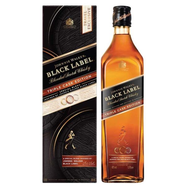 Johnnie Walker Black Label Triple Cask là phiên bản giới hạn lấy cảm hứng từ hương vị nhẹ nhàng của Black Label