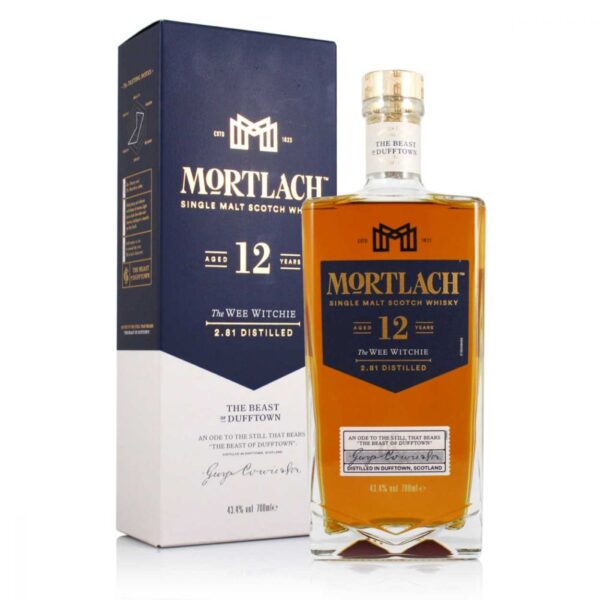 Rượu Mortlach 12 là dòng khởi đầu của Mortlach, nằm trong bộ sản phẩm Mortlach 12, Mortlach 16 và Mortlach 20, giới thiệu năm 2018