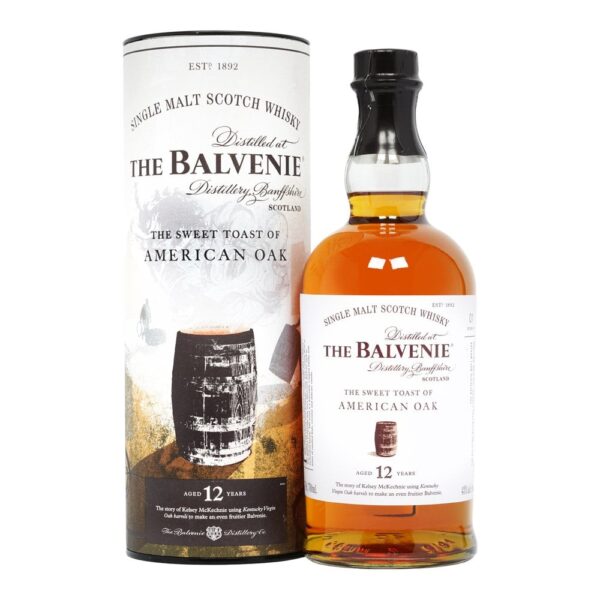 Rượu balvenie 12 american oak được truyền cảm hứng để sản xuất một loại Balvenie có vị trái cây thật sự ngọt ngào
