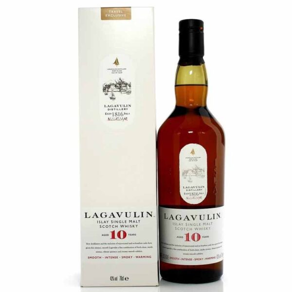 Rượu Lagavulin 10 năm đã chính thức được bổ sung năm 2019 vào dòng sản phẩm single malt whisky bán lẻ du lịch (Travel Retail).