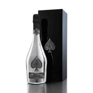 Rượu Champagne Armand De Brignac Blanc De Blancs - Champagne lá bài Át Bích Trắng Bạc Silver là một chai Chardonnay thanh lịch với chiều sâu