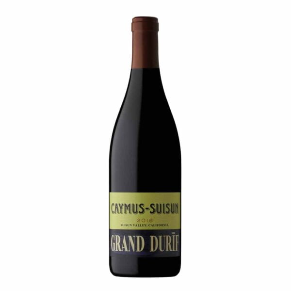 Rượu vang Caymus Suisun Grand Durif được sản xuất tại Thung lũng Suisun, California. Chỉ cách Napa 30 phút lái xe về phía đông nam, Thung lũng Suisun