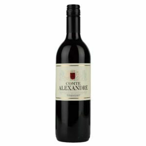Comte Alexandre Red đỏ là hỗn hợp rượu vang từ nhiều quốc gia khác nhau: miền nam nước Pháp, miền trung Tây Ban Nha (Mancha) và miền nam nước Ý.