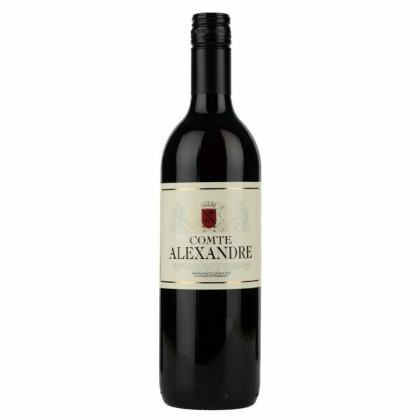 Comte Alexandre Red đỏ là hỗn hợp rượu vang từ nhiều quốc gia khác nhau: miền nam nước Pháp, miền trung Tây Ban Nha (Mancha) và miền nam nước Ý.