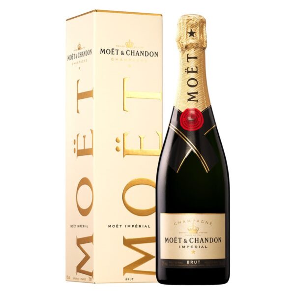 Rượu Champagne Moet Chandon Brut Imperial là rượu sâm panh mang tính biểu tượng của nhà rượu Champagne Moët & Chandon