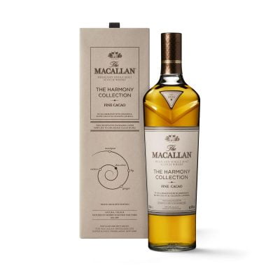 Rượu Macallan The Harmony Collection Fine Cacao đặc trưng bởi cấu trúc sô cô la sữa, kết hợp hoàn hảo với sô cô la tốt nhất đem lại trải nghiệm phong phú