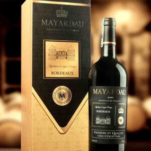 Rượu vang Mayardau được phối trộn từ 3 loại nho đặt trưng của rượu vang pháp vùng Bordeaux: Merlot, Cabernet Sauvignon, Cabernet Franc