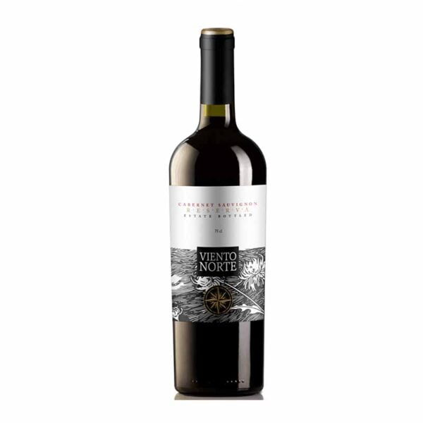 Rượu vang Viento Norte Reserva Cabernet Sauvignon ✳️✳️✳️ là dòng rượu vang chile được sản xuất từ giống nho nổi tiếng Cabernet Sauvignon