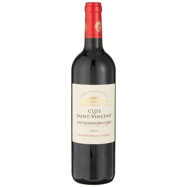 Rượu vang Clos Saint Vincent là dòng rượu vang pháp cấp độ AOC, tên trên nhản chai là cũng tên của điền trang sản xuất ra loại rượu này