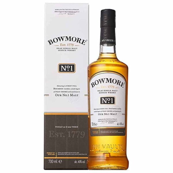 Rượu Bowmore No.1 có lịch sử lâu đời hơn bất kỳ nơi nào khác ở Scotland, Bowmore No.1 sẽ mở ra cánh cửa cho một câu chuyện về nhân vật sâu sắc hơn