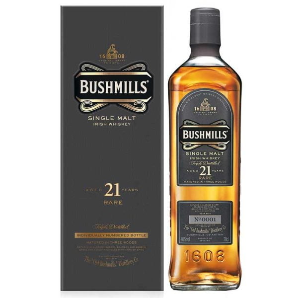 Rượu Bushmills 21 Năm tuổi