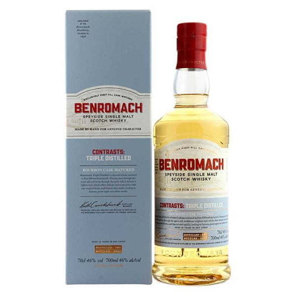 Rượu Benromach Contrasts Triple Distilled