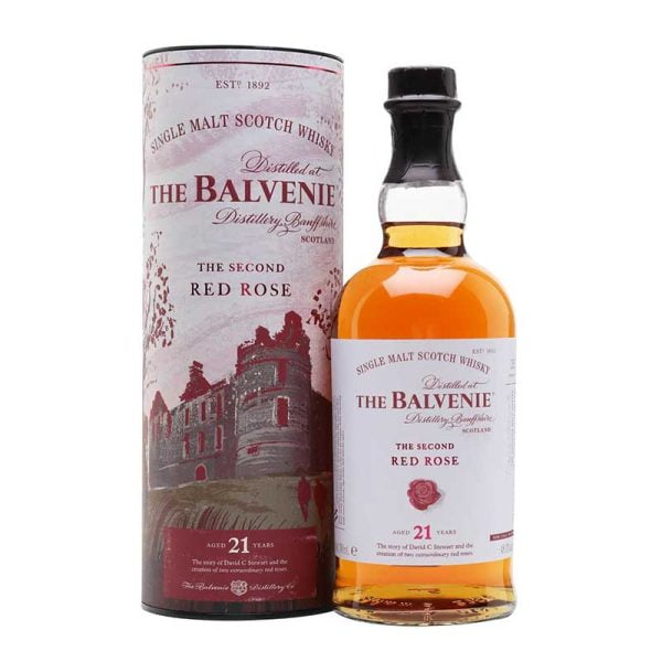 Rượu Balvenie 21 Năm Red Rose