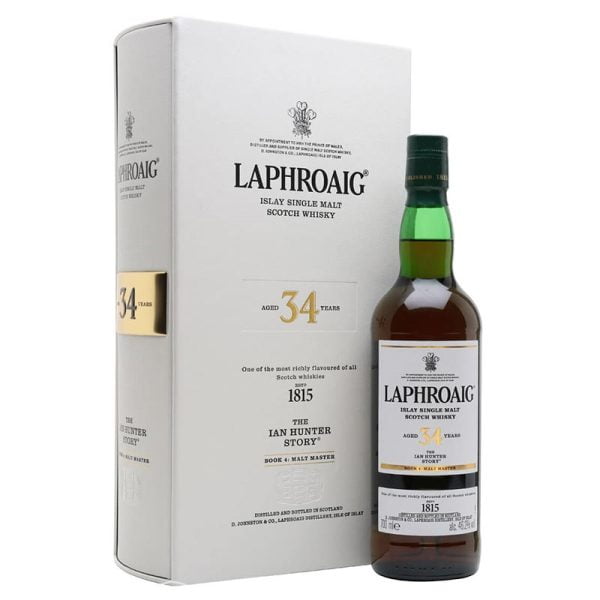 Rượu Laphroaig 34 Năm The Ian Hunter Story