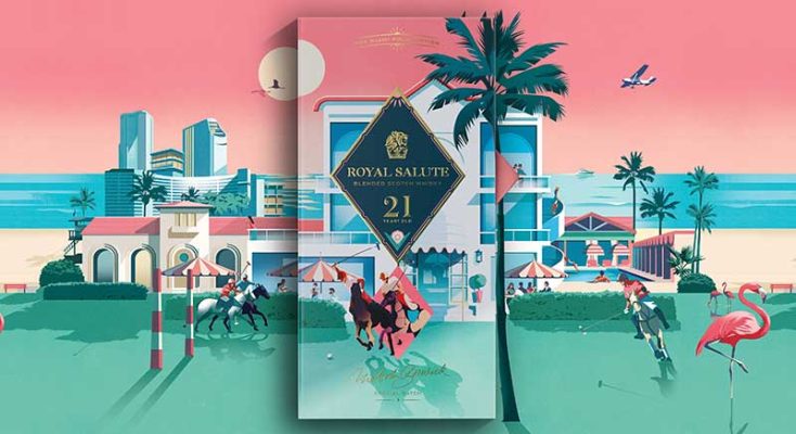 Royal Salute 21 năm Miami Polo Edition