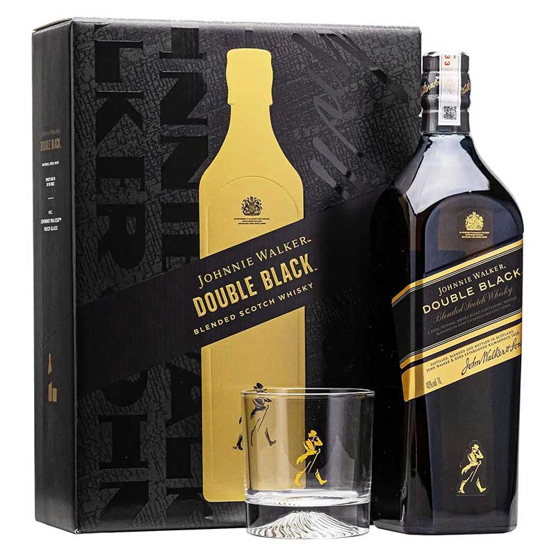 Rượu Johnnie Walker Double Black Hộp Quà Tết 2026