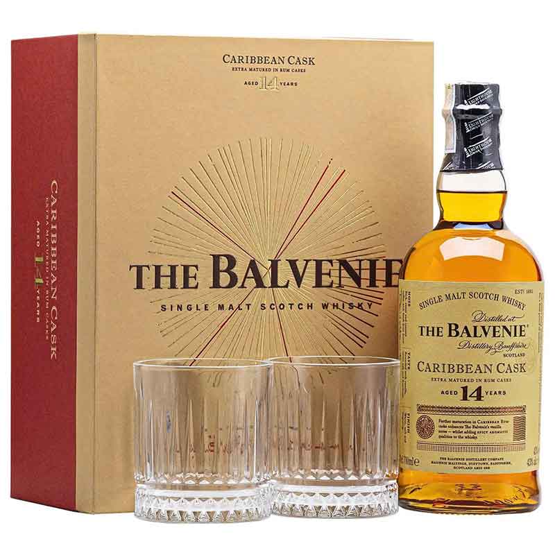 Rượu Balvenie 14 Năm Caribbean Cask Hộp Quà Tết 2026