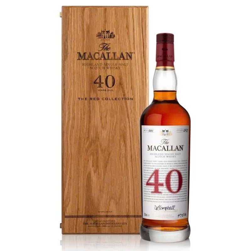Rượu Macallan 40 Năm The Red Collection