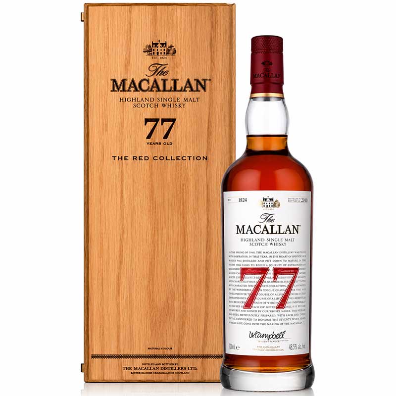 Rượu Macallan 77 Năm The Red Collection